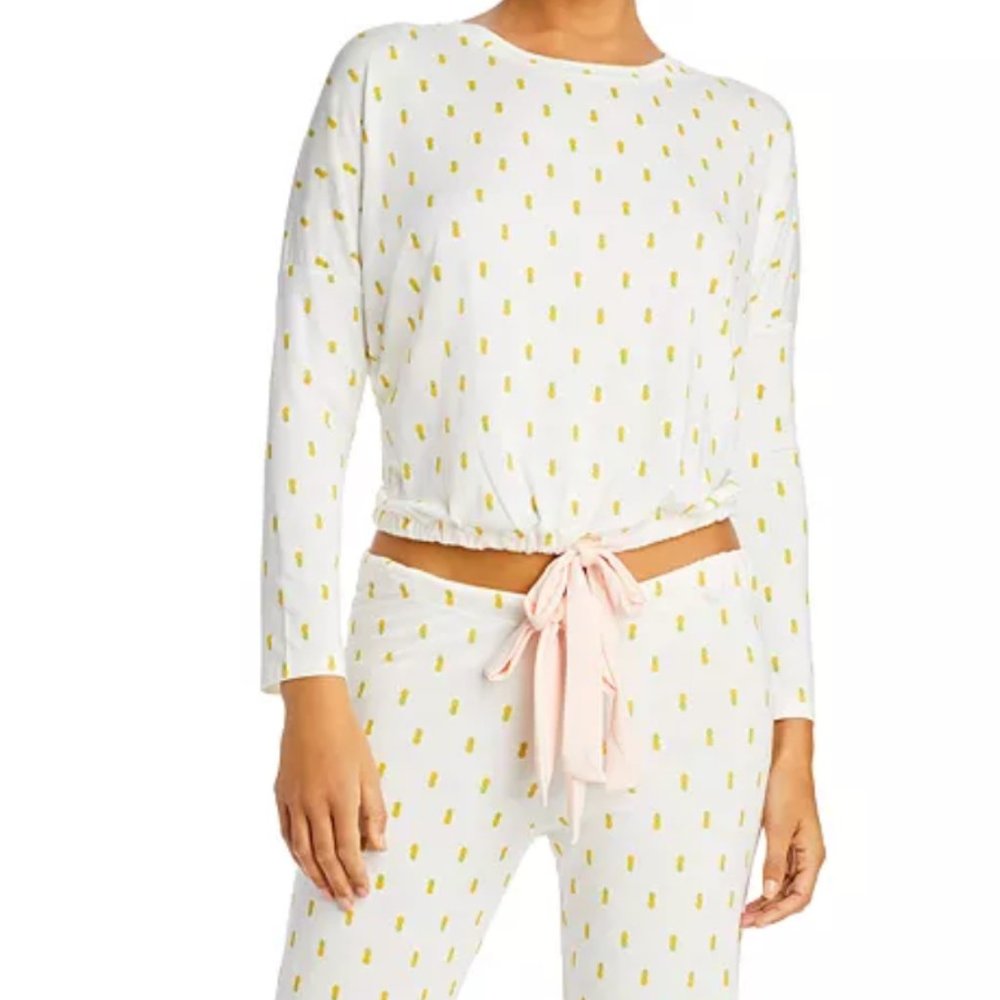New Eberjey Pineapple Pajama Set